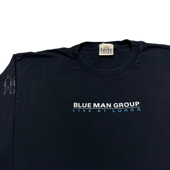 Y2K Blue Man Group Long Sleeve T-Shirt - Picture 3 of 3